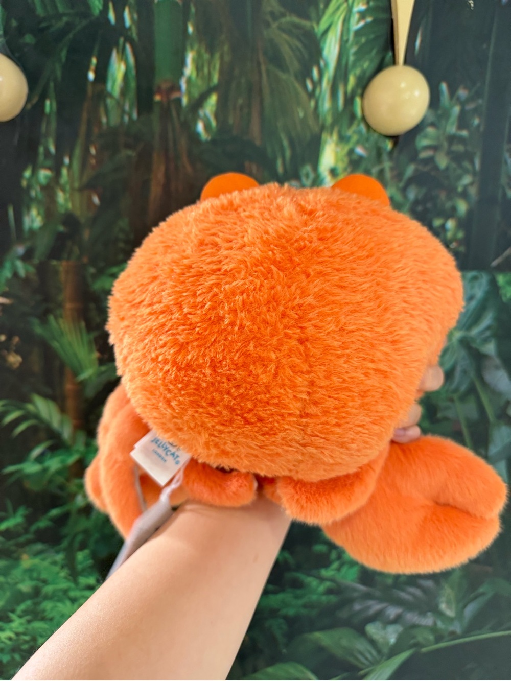 Jellycat Orange Plush Crab Stuffed Animal - Picture 2 of 2